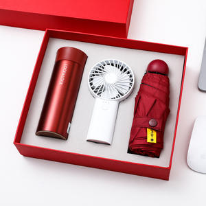 Profitez d'une réunion cadeau pratique Tasse thermos 50% de réduction ensemble de parapluies Ensemble de cadeaux d'affaires créatifs pour petits fans pour les clients - Product Image 4