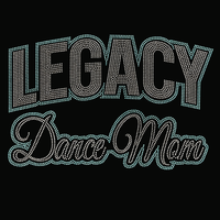 Transferts thermocollants personnalisés en strass pour T-shirts, thème « Maman de danseuse », vente en gros
