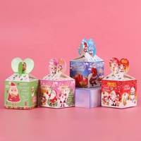 Boîte d'emballage pour gâteaux et beignets en matériaux recyclés YIYANG avec gaufrage et estampage, pelliculage mat, papier/PVC, forme personnalisée