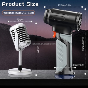 Mini Soplador Jarvis Wolfbox, Aspiradora de Coche, Plumero de Aire, Secador de Pelo, Herramientas de Limpieza Potentes con Construcción de Plástico - Product Image 4