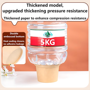 厂家直销一次性可生物降解外卖可定制牛皮纸汤桶沙拉纸碗 - Product Image 2