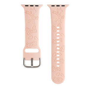 Bracelet de montre en silicone souple <span class=keywords><strong>Mickey</strong></span> en relief pour <span class=keywords><strong>Apple</strong></span> <span class=keywords><strong>Watch</strong></span> 10 9 8 7 6 5 4 3 2 SE - Product Image 5