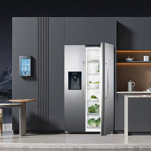 Réfrigérateur à portes françaises 535L avec refroidissement par air, distributeur de glace, fonction No Frost, en plastique, pour usage domestique, grande capacité - Product Image 4