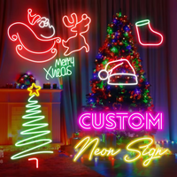 Winbo Luce al Neon LED Flessibile RGB con Filo di Rame Impermeabile per Decorazioni Natalizie Fai-da-Te, Insegna al Neon Personalizzata per Camera da Letto e Feste