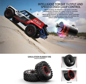 Xe điều khiển từ xa địa hình MJX H8P tỷ lệ 1:8, phiên bản Bronco R chính hãng, 4 bánh dẫn động, động cơ không chổi than, ESC 80A, hợp kim nhôm 3S - Product Image 4