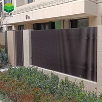 Clôture d'intimité de haute qualité en aluminium métal découpe laser et panneaux de clôture de porte écran en aluminium conceptions personnalisées