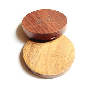 Cargador Inalámbrico <span class=keywords><strong>de</strong></span> Bambú Personalizado <span class=keywords><strong>de</strong></span> 10 W para Todos los Teléfonos Inteligentes, Compatible con Apple, iPhone, Samsung, Xiaomi, <span class=keywords><strong>Oppo</strong></span>, Vivo, Moto - Product Image 2