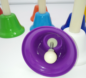 Orff Percussion Instruments 8-Inch Rainbow Touch Bell Huit Tone Press Bell pour Melody Bell Enlightenment Teaching Aids <span class=keywords><strong>Musique</strong></span> - Product Image 4