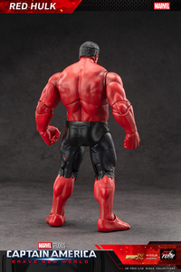 Nuovo Prodotto ZD Toys - Action Figure di <span class=keywords><strong>Hulk</strong></span> Rosso - Articolazioni Mobili - Scala 1/10 - Altezza 24cm - Product Image 4