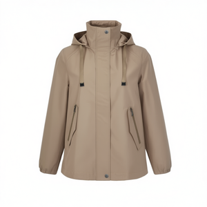 HDJ Plus Size Windbreaker FD-85 <b>Women</b> Plus Size Coat <b>Jacket</b> - Product Image 2
