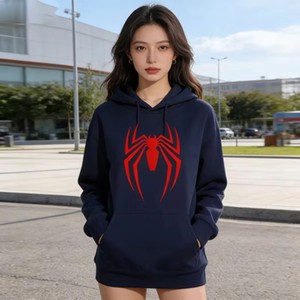 Sudadera con Capucha Spider de Ajuste Cómodo, Sudaderas Drifit Personalizadas Unisex, Fabricante de Sudaderas Premium Lisas con Estampado, Actividades Urbanas - Product Image 4