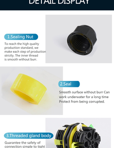 <span class=keywords><strong>Manchon</strong></span> de connexion en T IP68 pour câble de diamètre connecteur de câble souterrain étanche éclairage de jardin extérieur câbles de lumière d'alimentation - Product Image 6