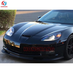 Lèvre de pare-chocs avant Chaoshenghang adaptée pour 2006 - 2012 Chevy <span class=keywords><strong>Corvette</strong></span> C6, séparateur de becquet de lèvre de pare-chocs avant 2006-2011 - Product Image 4