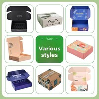 Boîte cadeau cosmétique en carton ondulé personnalisée, boîte à coussin d'air en carton kraft collé F-Flute, impression UV, logo personnalisé, modèle