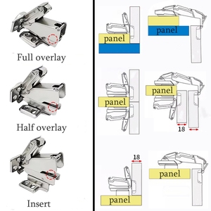 Hot Sale 180 Table Folding Adjustable Aluminum Pivot Internal <strong>Hinge</strong> Door Soft Close Hydraulic Cabinet Furniture <strong>Hinge</strong> - Product Image 6