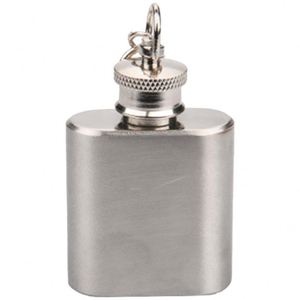 Logo Customize Stainless Steel Keychain Flask Keychain <b>Whiskey</b> Bottle With Keychain Flat Lid <b>Jug</b> - Product Image 3