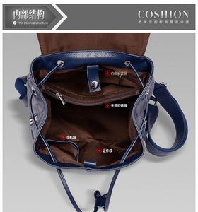 Women Soft Leather <b>Backpacks</b> Vintage Female Shoulder Bags Casual Travel Ladies Bagpack <b>School</b> Bags - Product Image 6