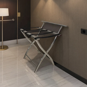 Hành Lý Giá Cho Phòng Khách Rắn Gỗ Cổ Điển Hành Lý Giá Chủ Bền Modem Cho Phòng Ngủ Khách Sạn Cung Cấp Khách Sạn Gấp - Product Image 5