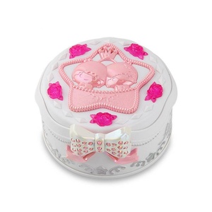 Wholesale Musical Jewelry <b>Box</b> Ballerina with <b>Mirror</b> Creative Makeup <b>Mirror</b> Jewelry Storage Packaging <b>Box</b> for Children - Product Image 2