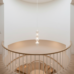 Lampada a Sospensione in Alluminio LED, Pendente Lungo per Illuminazione di Angoli in Camera da Letto e Corridoio, Lampadari e Luci Pendenti Chic - Product Image 5