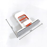 Laveur de miroir de salle de bain remplaçable, outils de nettoyage portables pour surfaces humides et sèches, mini serpillière éponge à presser pour bureau