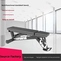 Banc d'haltères assis multifonctionnel chaise de Fitness oiseau volant banc presse équipement de Fitness Angle réglable pliable métal