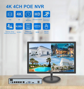 Новейший 4-канальный 4K 8MP POE <span class=keywords><strong>NVR</strong></span> комплект камеры безопасности CCTV система сетевой видеорегистратор - Product Image 3