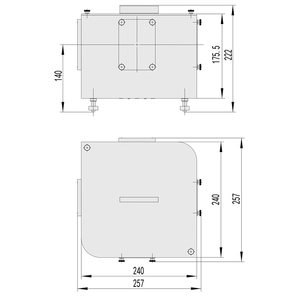 Cámara de muestra de lente de cuarzo de cuatro salidas de alto rendimiento SOFN, instrumento óptico multifuncional paralelo convergente, pantalla LCD - Product Image 3