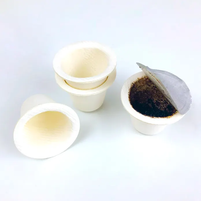 ミルク/紅茶/コーヒー用の高品質の空のポッド互換性のある生分解性サトウキビカラフルなコーヒーカプセル