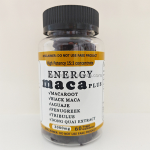 OEM Label pribadi kapsul bubuk akar <span class=keywords><strong>Maca</strong></span> organik <span class=keywords><strong>1000</strong></span> <span class=keywords><strong>mg</strong></span> dengan suplemen diet Ginseng energi kuat pil <span class=keywords><strong>Maca</strong></span> hitam - Product Image 4