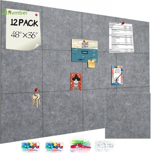 Nouveaux arrivages Prix d'usine <span class=keywords><strong>Avis</strong></span> personnalisé Tableau d'affichage Décoration murale Panneau en feutre Tableau alternatif à punaises pour la planification de photos - Product Image 3