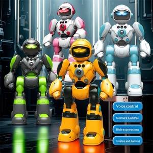 Robot Inteligente en Versión en Inglés, Control por Voz y Gestos, Programable, para Educación Temprana, de Plástico, Eléctrico - Product Image 1