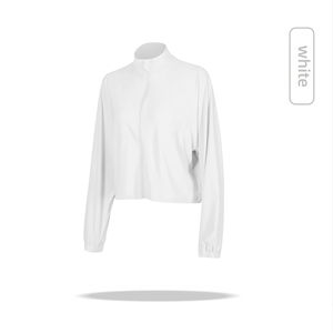 Femmes été veste de course <span class=keywords><strong>en</strong></span> plein air recadrée léger manteau de protection UV vêtements de sport <span class=keywords><strong>acheter</strong></span> des articles <span class=keywords><strong>en</strong></span> <span class=keywords><strong>vrac</strong></span> pour la revente - Product Image 3