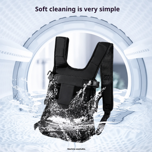 <span class=keywords><strong>Sac</strong></span> à <span class=keywords><strong>dos</strong></span> <span class=keywords><strong>pour</strong></span> <span class=keywords><strong>chien</strong></span> à double bandoulière avec fermeture à bouton et matériau sandwich <span class=keywords><strong>pour</strong></span> chiens de petite et moyenne taille, <span class=keywords><strong>sac</strong></span> réglable à motifs imprimés - Product Image 3