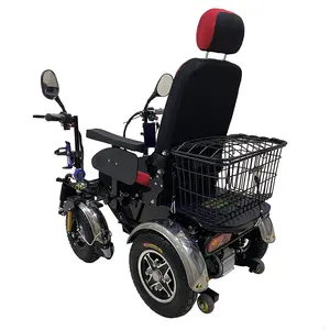 חשמלי במהירות גבוהה Offroad כל שטח גלגל כיסא רכב כבד החובה ממונע כוח כיסא גלגלים עבור נכים ו Elderl