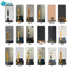 หน้าจอ Lcd สำหรับโทรศัพท์มือถือ,หน้าจอสัมผัส Lcd สำหรับ Realme 5 5i 5S 6 6i 7 8 8i C2 C11 C3 X2 X50 Q2 Q Q3 Pro Display U1 V3 V13 V15