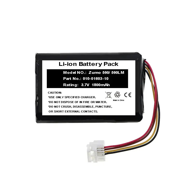 Paquete de batería de iones de litio 3,7 V 1800mAh 361-00077-00 Reemplazo de batería GPS para Garmin 010-01603-10 Zumo 590 Zumo 590LM