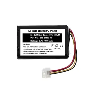 Batteria agli ioni di litio 3.7V 1800mAh 361-00077-00 sostituzione batteria GPS per Garmin 010-01603-10 Zumo 590 Zumo 590LM