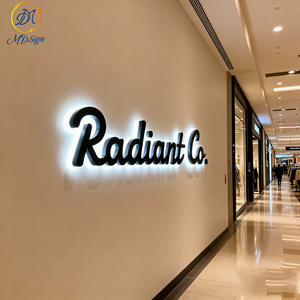 Индивидуальная 3D вывеска с логотипом, объемные буквы с подсветкой, наружная настенная вывеска для бизнеса, магазина, торгового зала, светодиодная вывеска с подсветкой - Product Image 1