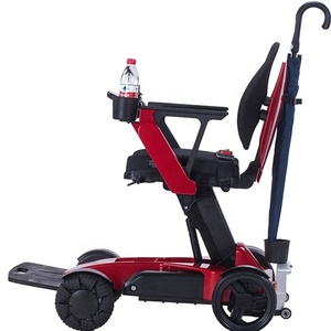 Fernbedienbarer Leichter Faltbarer Elektrischer Rollstuhl mit Lithium-Batterie Tragbarer Mobilitätsstuhl für Senioren - Product Image 2