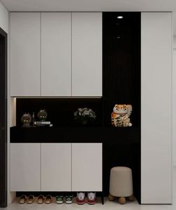 Durable Modern Wooden <b>Shoe</b> <b>Rack</b> with Door for Home Living Room Hotel/Apartment Entryway Storage Huipinju - Product Image 5