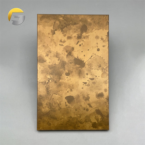 Panneau métallique décoratif en <span class=keywords><strong>acier</strong></span> inoxydable vieilli V4005, finition <span class=keywords><strong>patine</strong></span> - Product Image 4