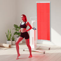 Panel de Terapia de Luz Roja de Cuerpo Completo Suyzeko, Cama de Luz Roja de Larga Duración 660+850nm con Control Táctil, Equipo de Belleza para Spa y Bienestar