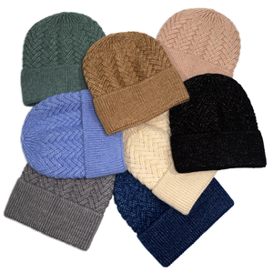 Automne hiver hommes femmes laine mélange <span class=keywords><strong>bonnet</strong></span> épaissi métallique tricoté Protection des oreilles Stock prêt pour le commerce transfrontalier - Product Image 1