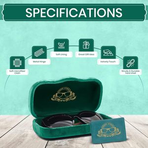 Meilleures ventes Étui à lunettes de soleil pour femmes avec logo personnalisé Étui de rangement rigide pour lunettes de soleil avec fer à repasser en velours pour lunettes de soleil pour femmes - Product Image 4