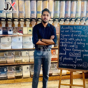 Siêu thị hiển thị treo tường PC số lượng lớn thực phẩm Dispenser cho kẹo hạt cà phê hạt ngũ cốc hàng khô siêu thị cửa hàng trung tâm sử dụng - Product Image 4