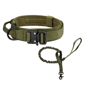 <span class=keywords><strong>Collar</strong></span> táctico para perros y conjunto de correa de nailon ajustable para entrenamiento de camuflaje para perros y Mascotas - Product Image 4