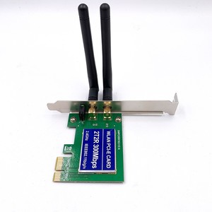 300Mbps Mini Không Dây <span class=keywords><strong>Pci</strong></span>-E Card <span class=keywords><strong>Adapter</strong></span> 2X Có Thể Tháo Rời Omni Định Hướng Antenna <span class=keywords><strong>Pci</strong></span>-Express Máy Tính Để Bàn 300Mbps Không Dây <span class=keywords><strong>Pci</strong></span>-E - Product Image 3