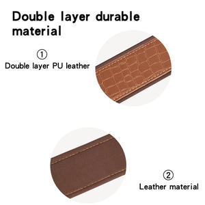 Knochenmuster-PU Moderner Luxus Weicher Outdoor-Halsband mit Baumwollfutter für Mittelgroße und Große Hunderassen - Product Image 4