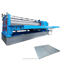 Macchina Automatica per Formatura di Lamiere Ondulate, Linea di Produzione di Pannelli Metallici per Tetti con Sistema di Controllo PLC
